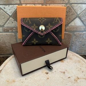 Leather Kirigami Card Holder W Card Slot